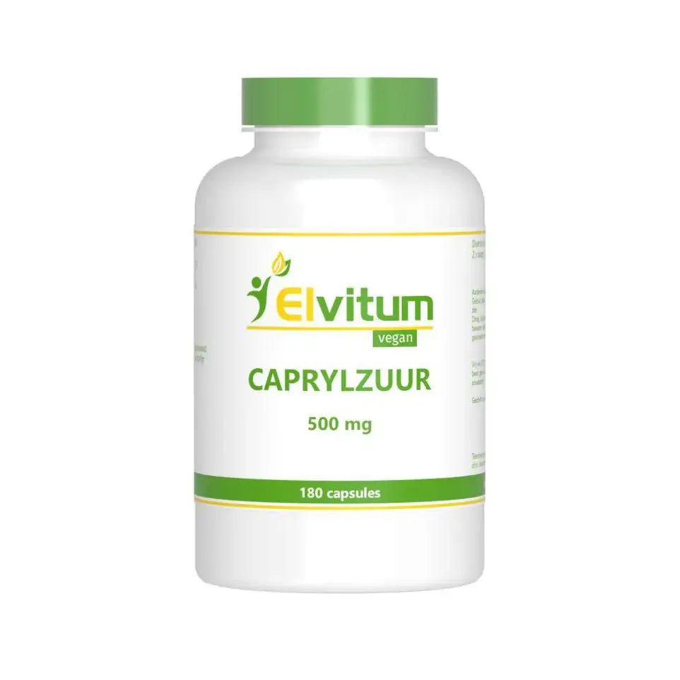 Elvitum Caprylzuur 500 mg 180 vcaps