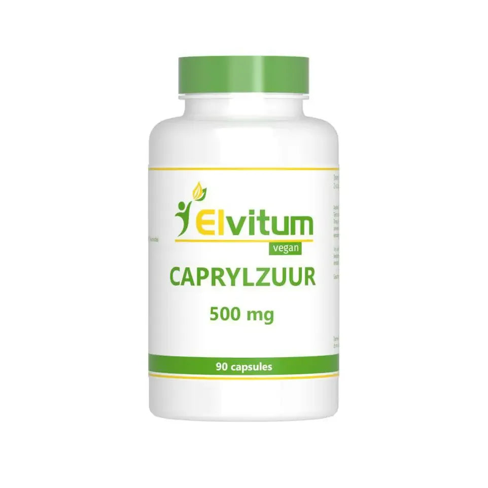 Elvitum Caprylzuur 500 mg 90 vcaps