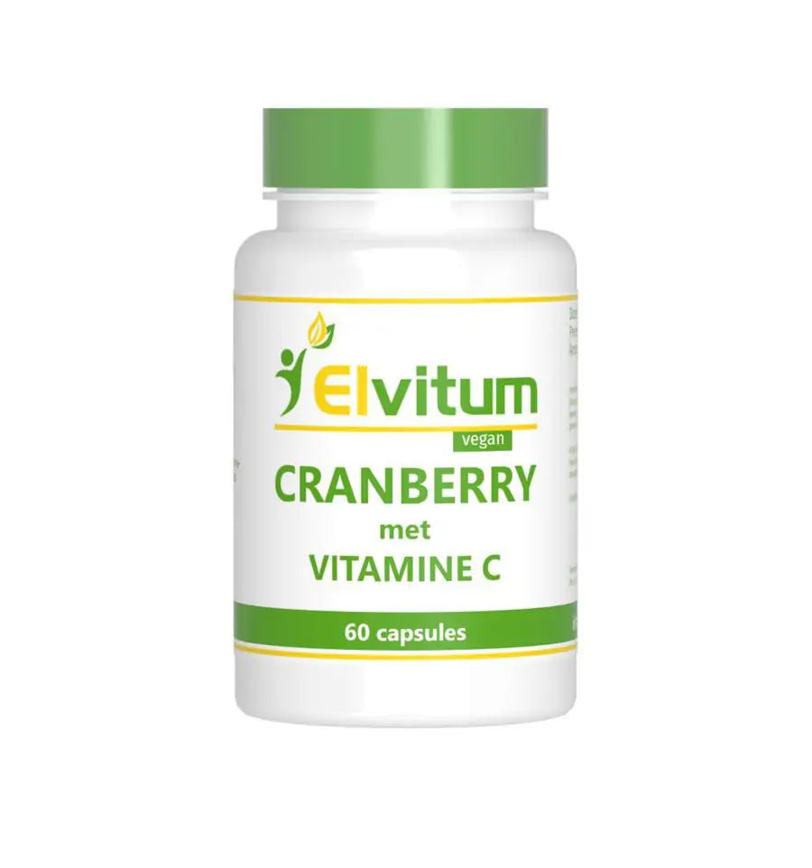 Elvitum Cranberry + 60 mg vitamine c 60 vcaps