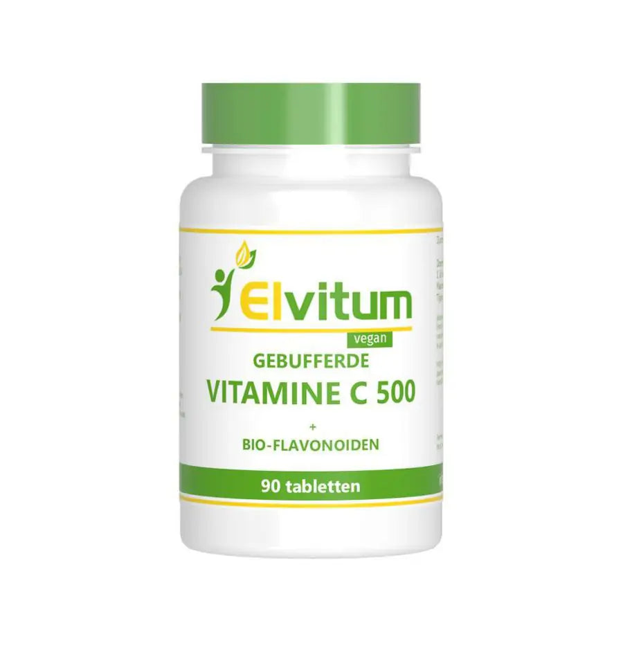 Elvitum Gebufferde vitamine C 500 mg 90 tabletten