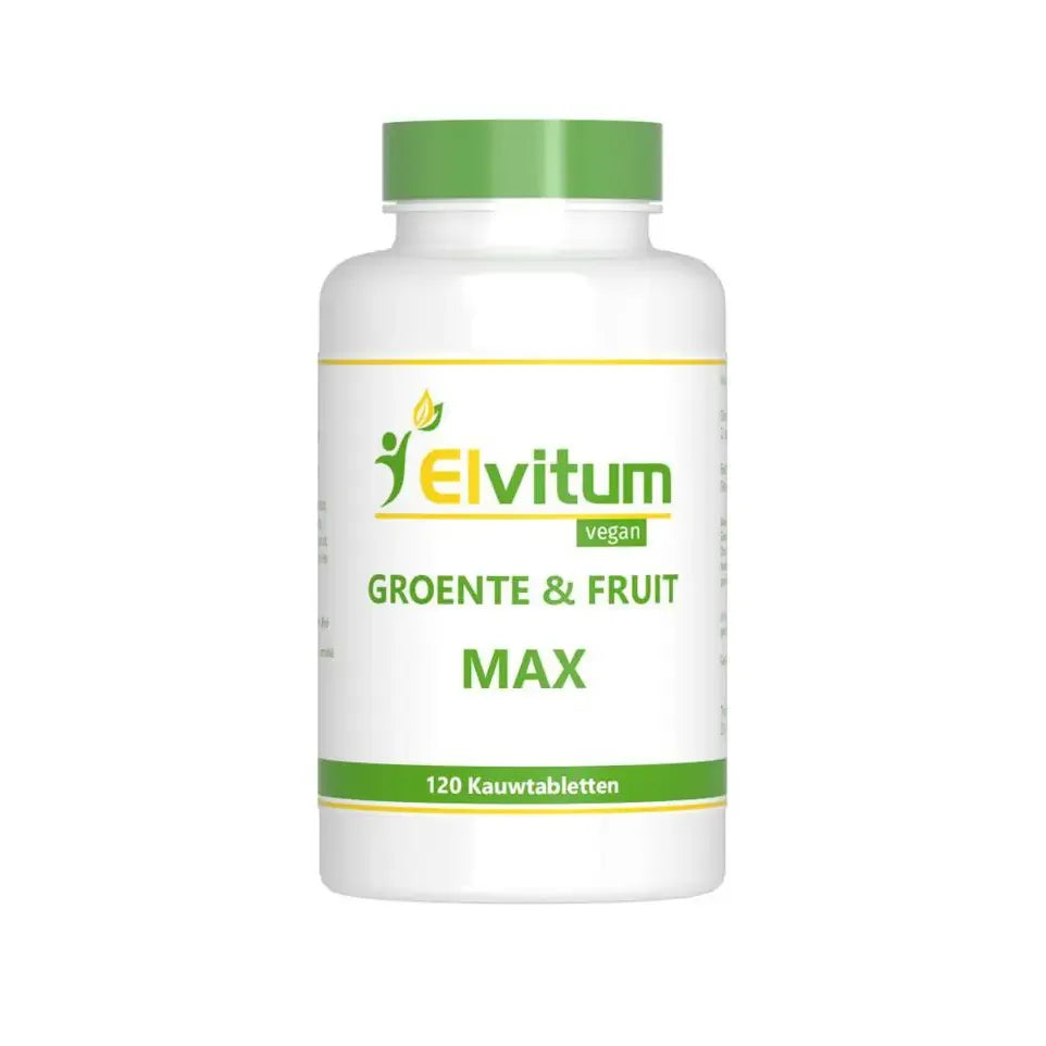 Elvitum Groente en fruit max 120 kauwtabletten