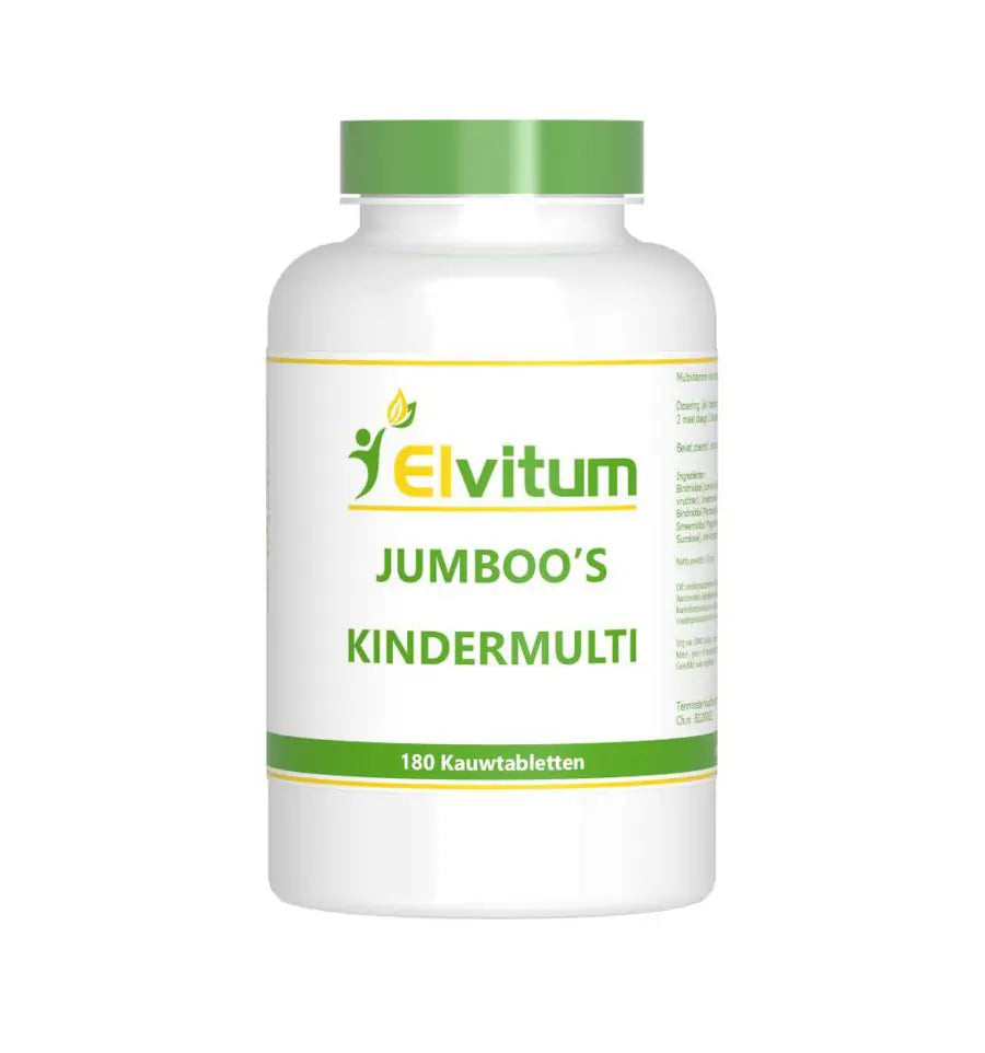 Elvitum Jumboos kindermulti 180 kauwtabletten