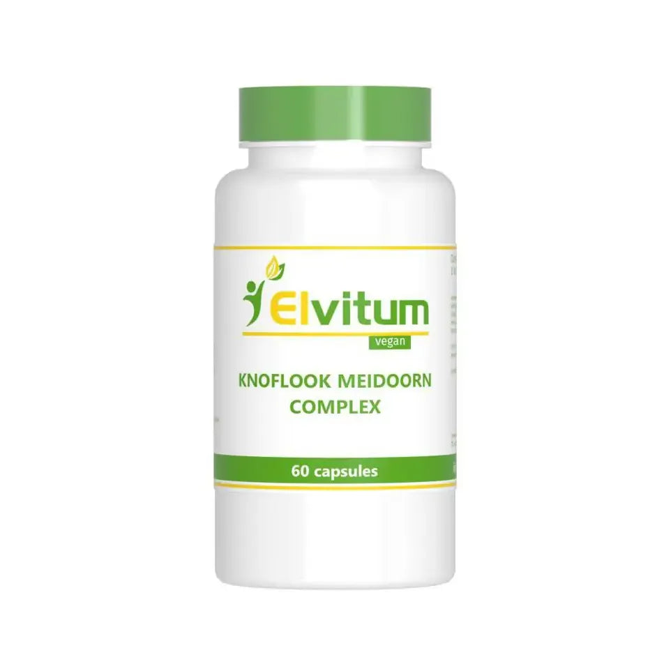 Elvitum Knoflook meidoorn complex 60 capsules