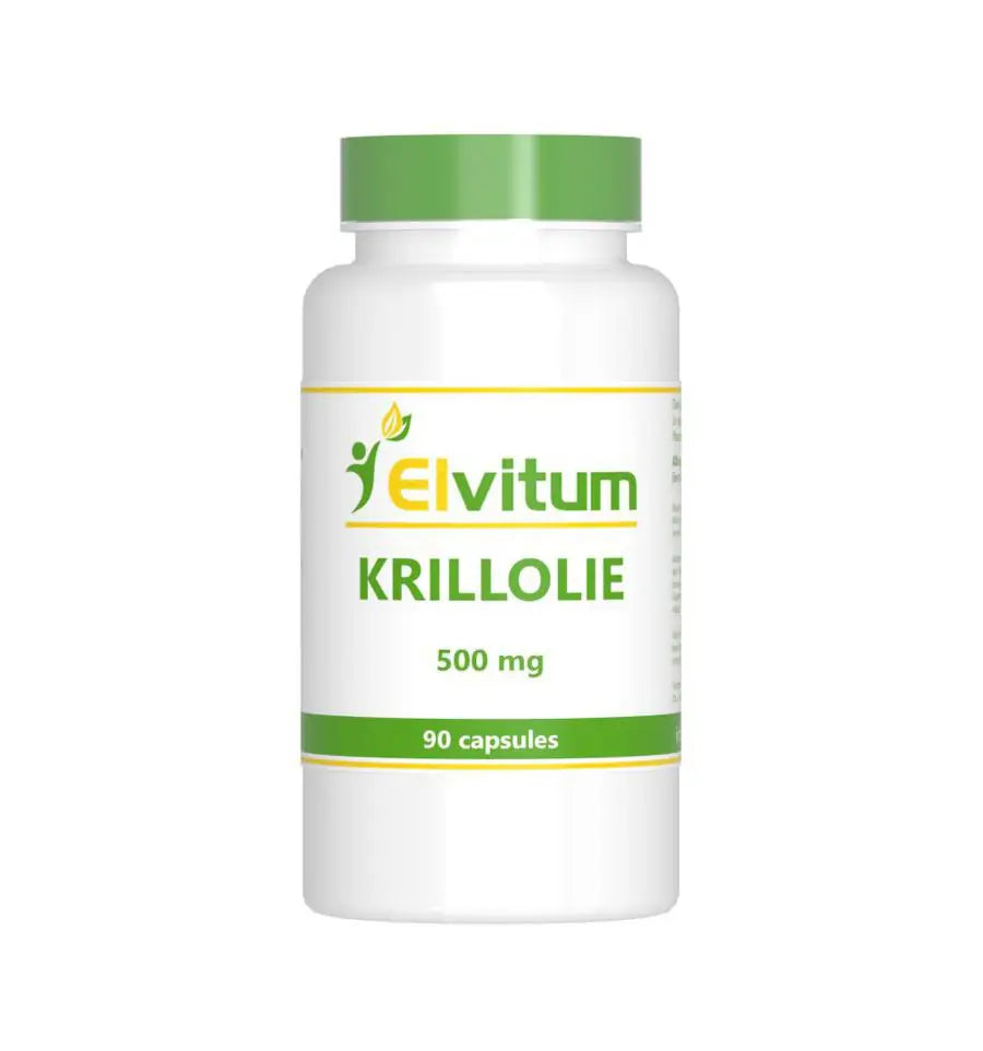 Elvitum Krill olie 500 mg 90 capsules