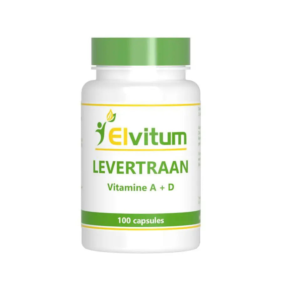 Elvitum Levertraan A D3 100 capsules