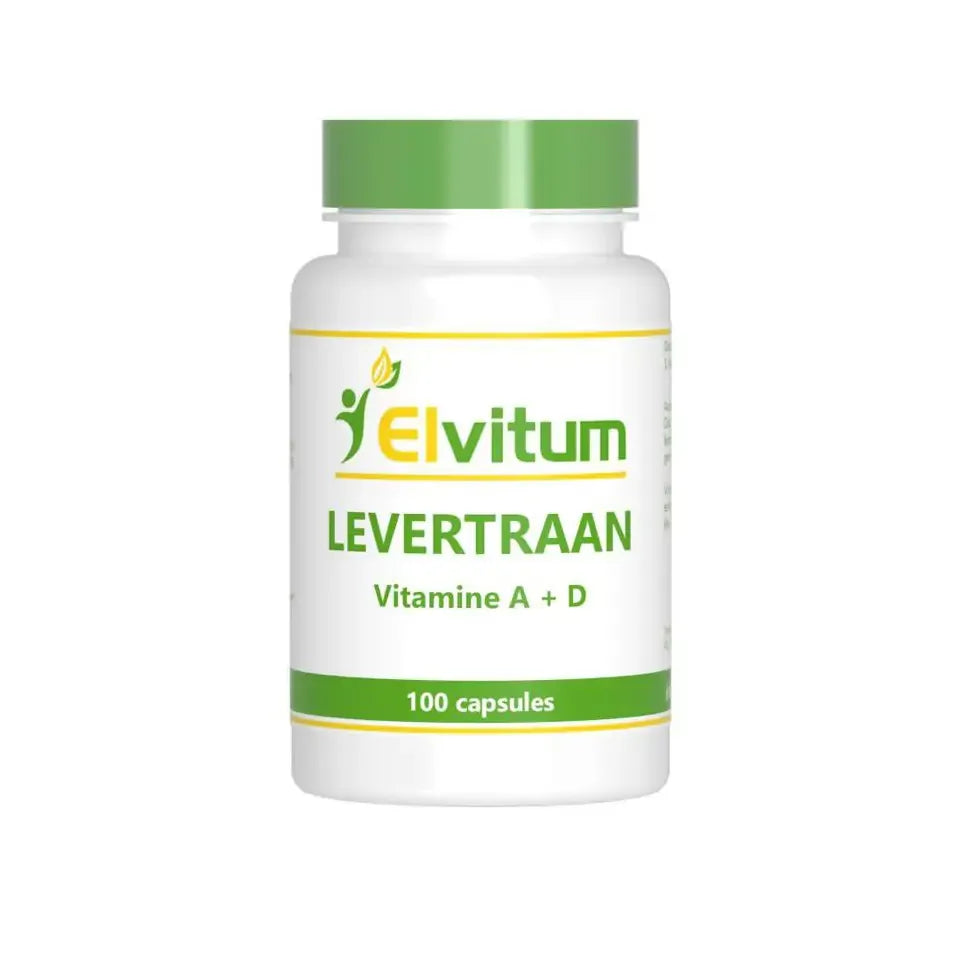 Elvitum Levertraan A D3 100 capsules