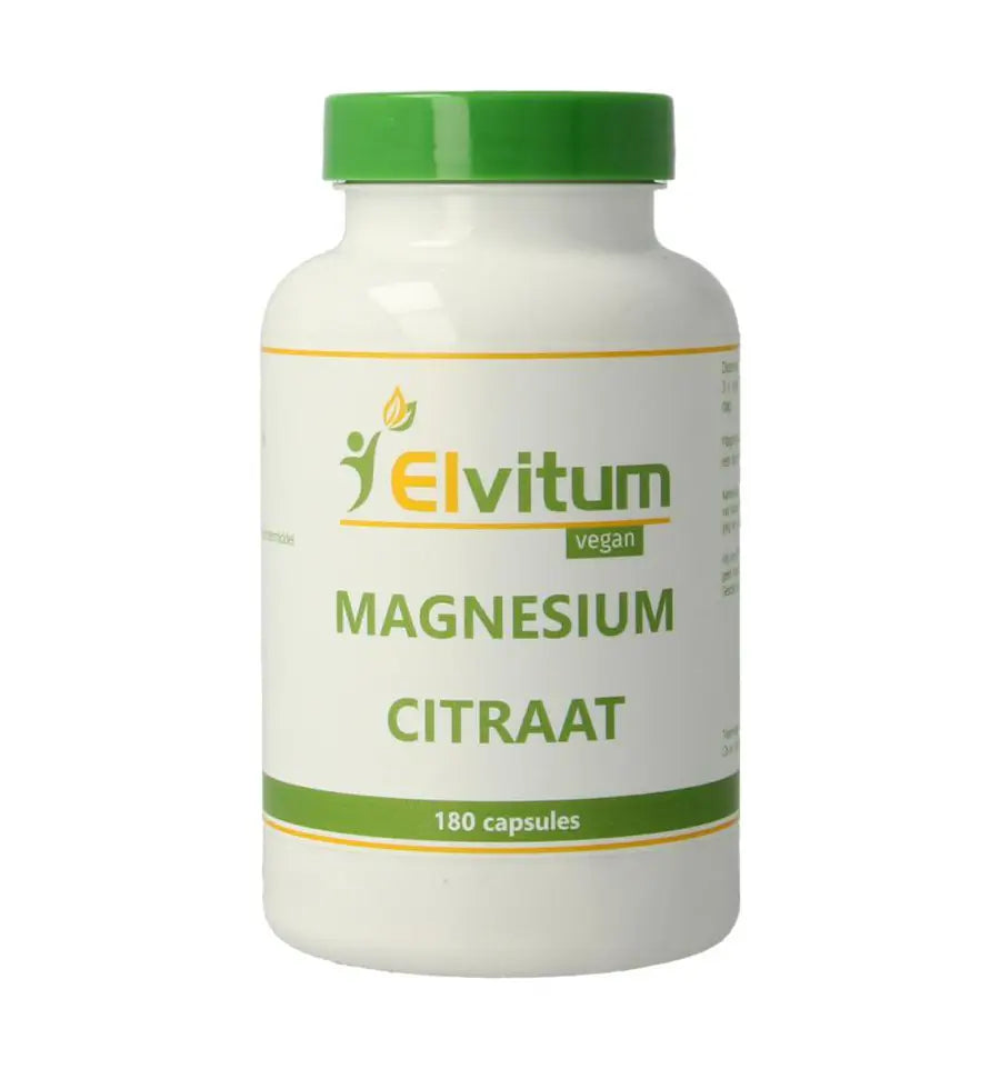 Elvitum Magnesium citraat 180 vcaps