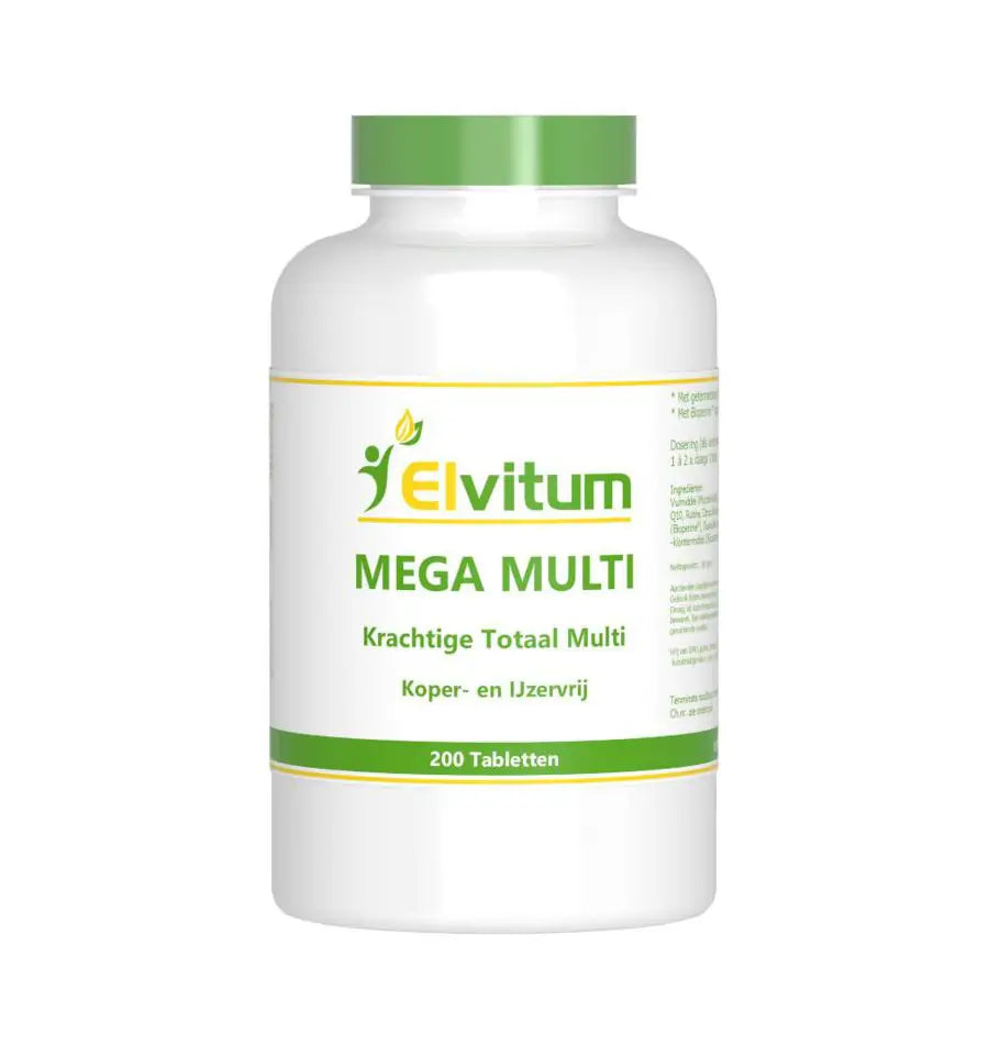 Elvitum Mega multi 200 tabletten