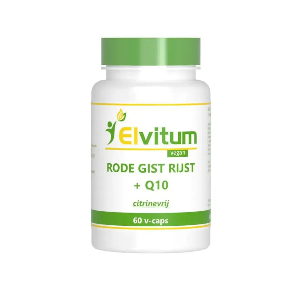 Elvitum Rode gistrijst + Q10 60 capsules