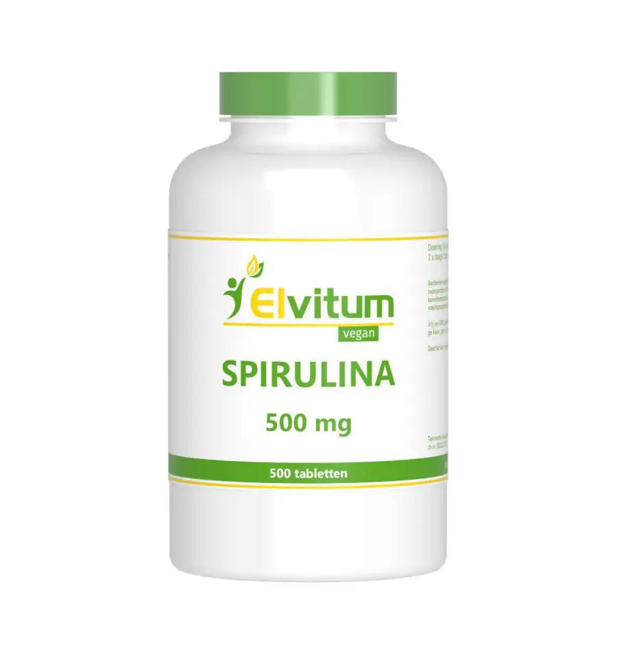 Elvitum Spirulina 500 mg 500 tabletten