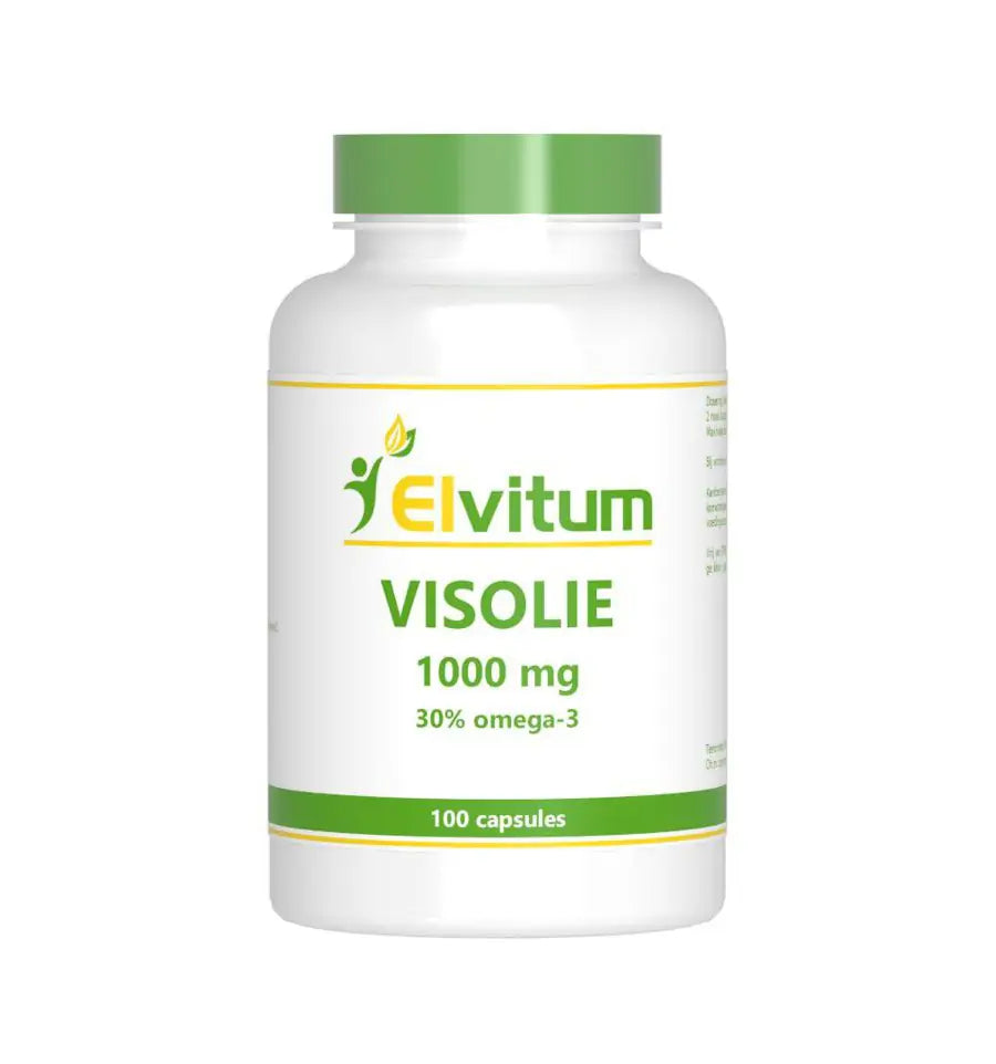 Elvitum Visolie 1000 mg omega 3 30% 100 capsules
