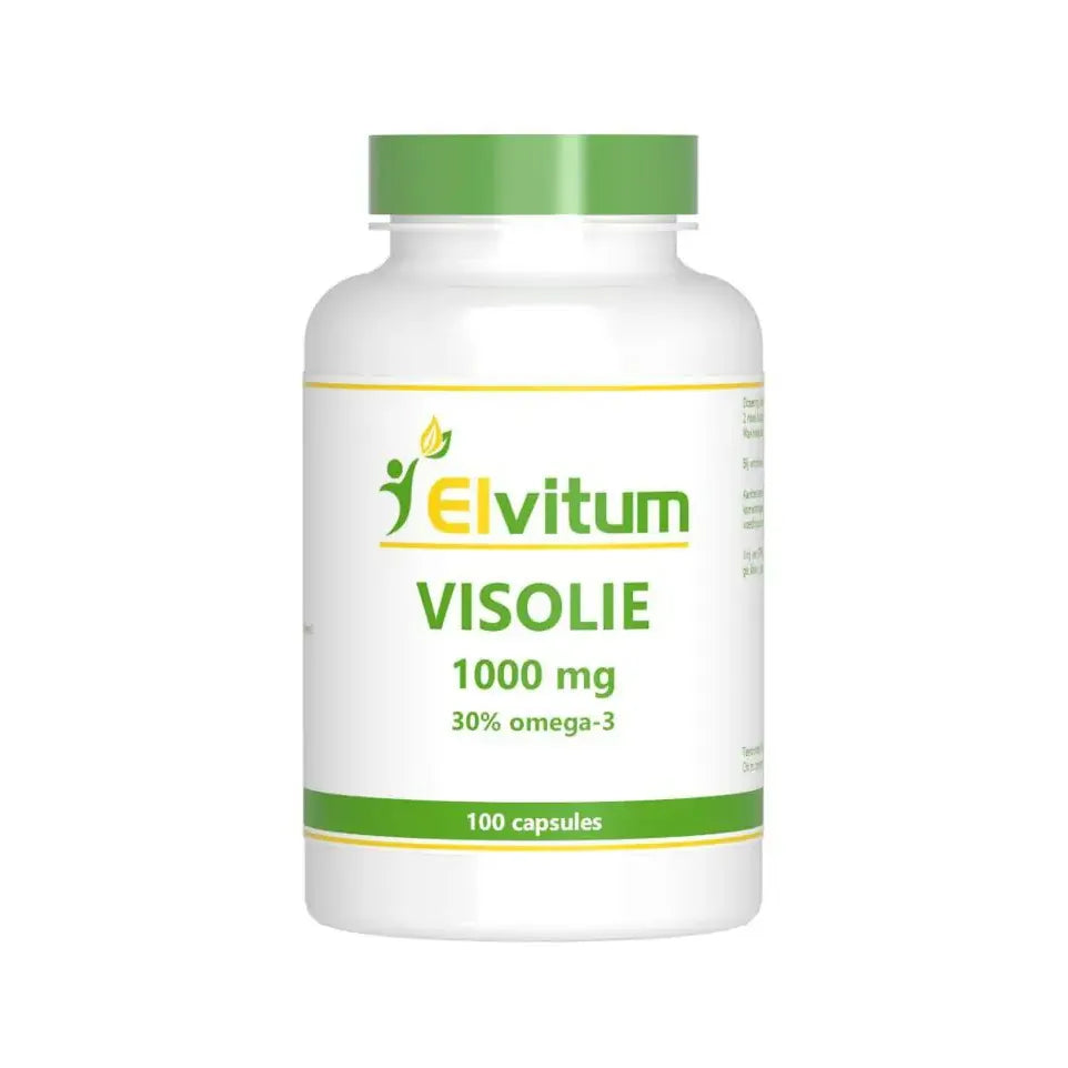 Elvitum Visolie 1000 mg omega 3 30% 100 capsules