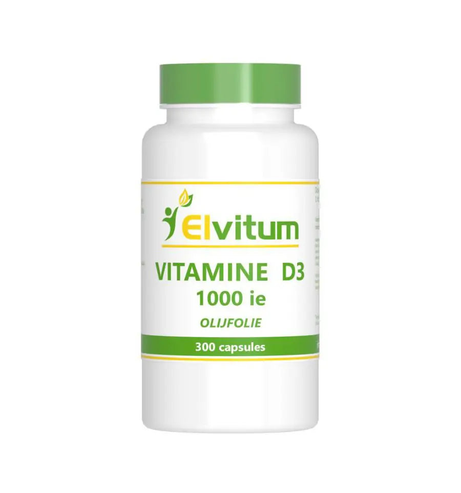 Elvitum Vitamine D3 25 mcg 300 capsules