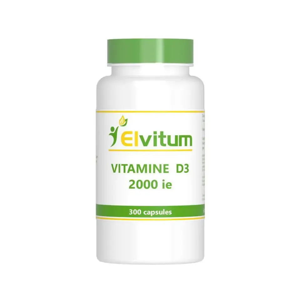 Elvitum Vitamine D3 50 mcg 300 capsules