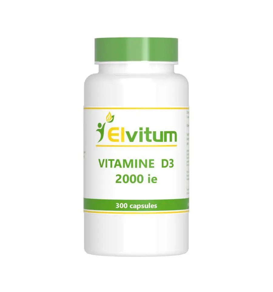 Elvitum Vitamine D3 50 mcg 300 capsules