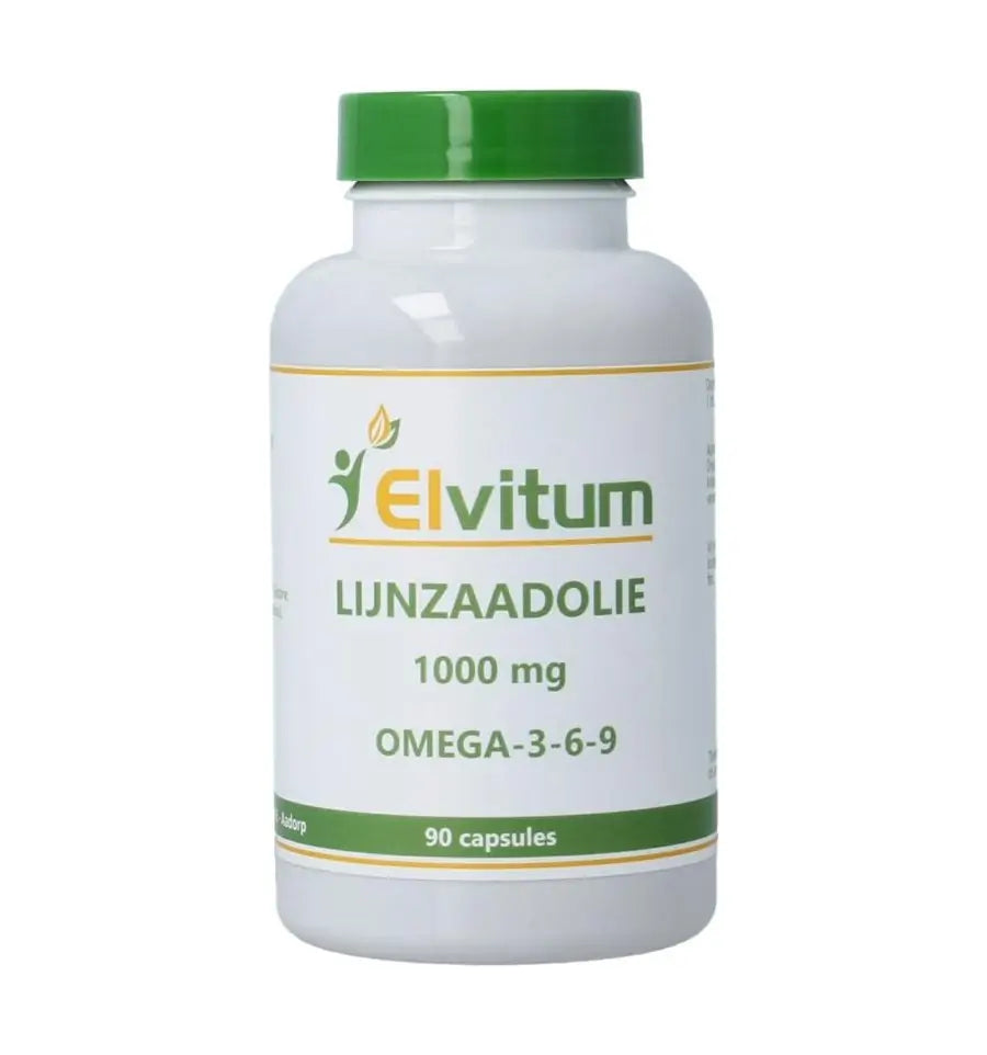 Elvitum Lijnzaadolie omega 3-6-9 90 capsules