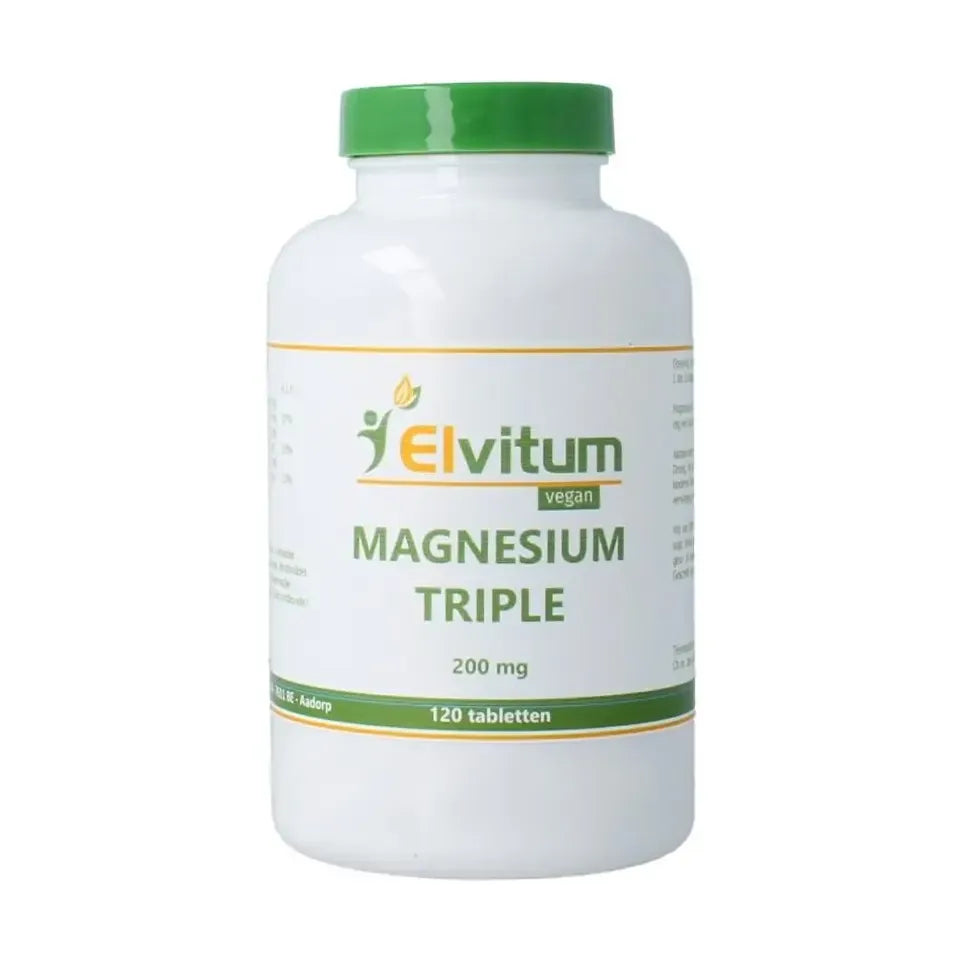 Elvitum Magnesium triple 200 mg 120 tabletten