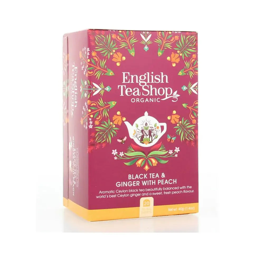 English Tea Shop Ginger peach 20 zakjes