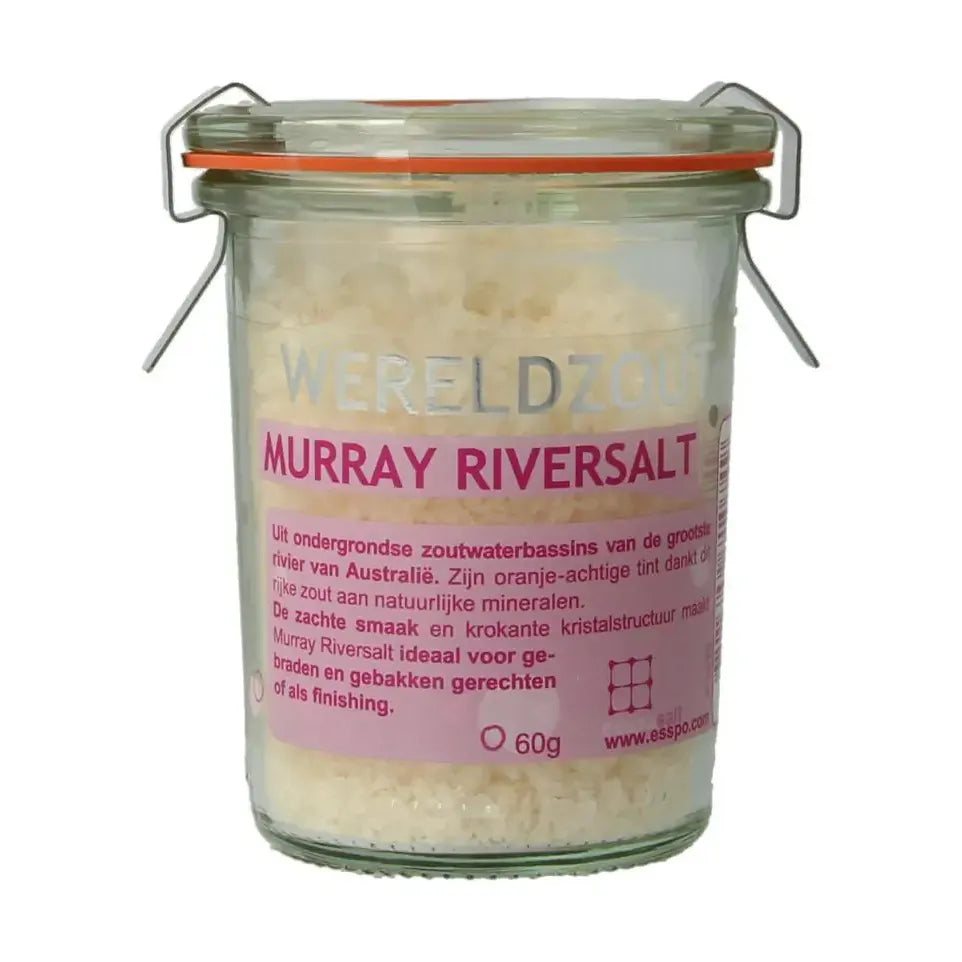 Esspo Wereldzout Murray River Salt glas 60 gram