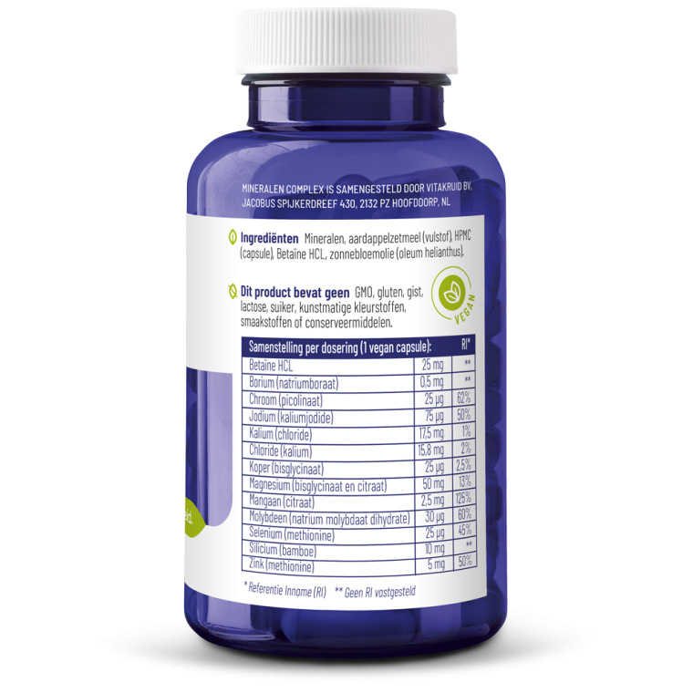 Vitakruid Mineralen complex 90 vcaps