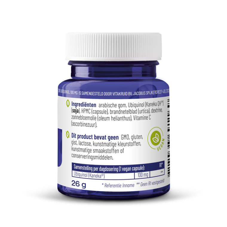 Vitakruid Q10 ubiquinol 100 mg