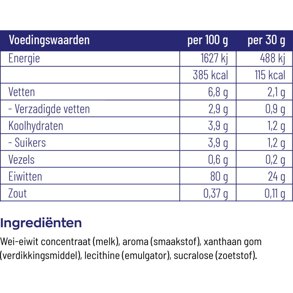 Vitakruid Whey Protein Vanille 900 gram