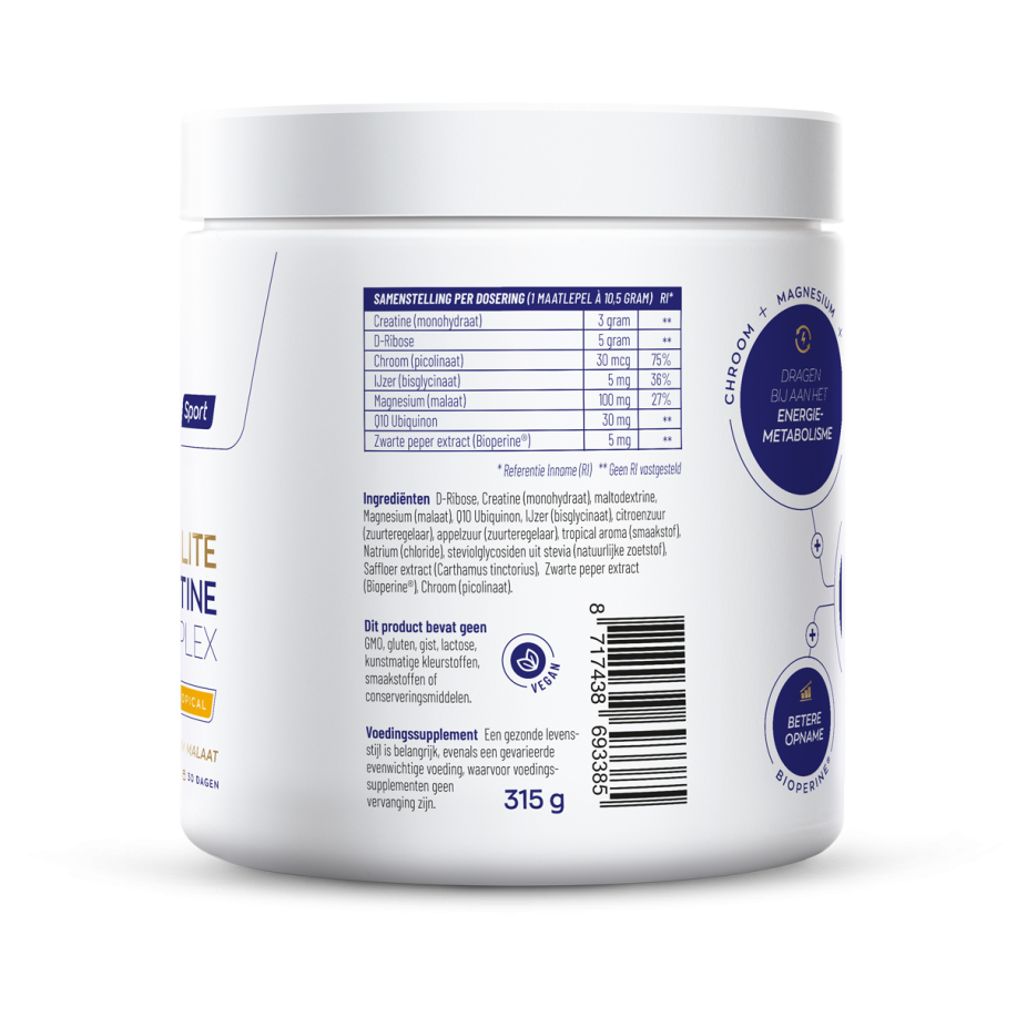 Vitakruid Elite Creatine Complex Tropical 315 gram