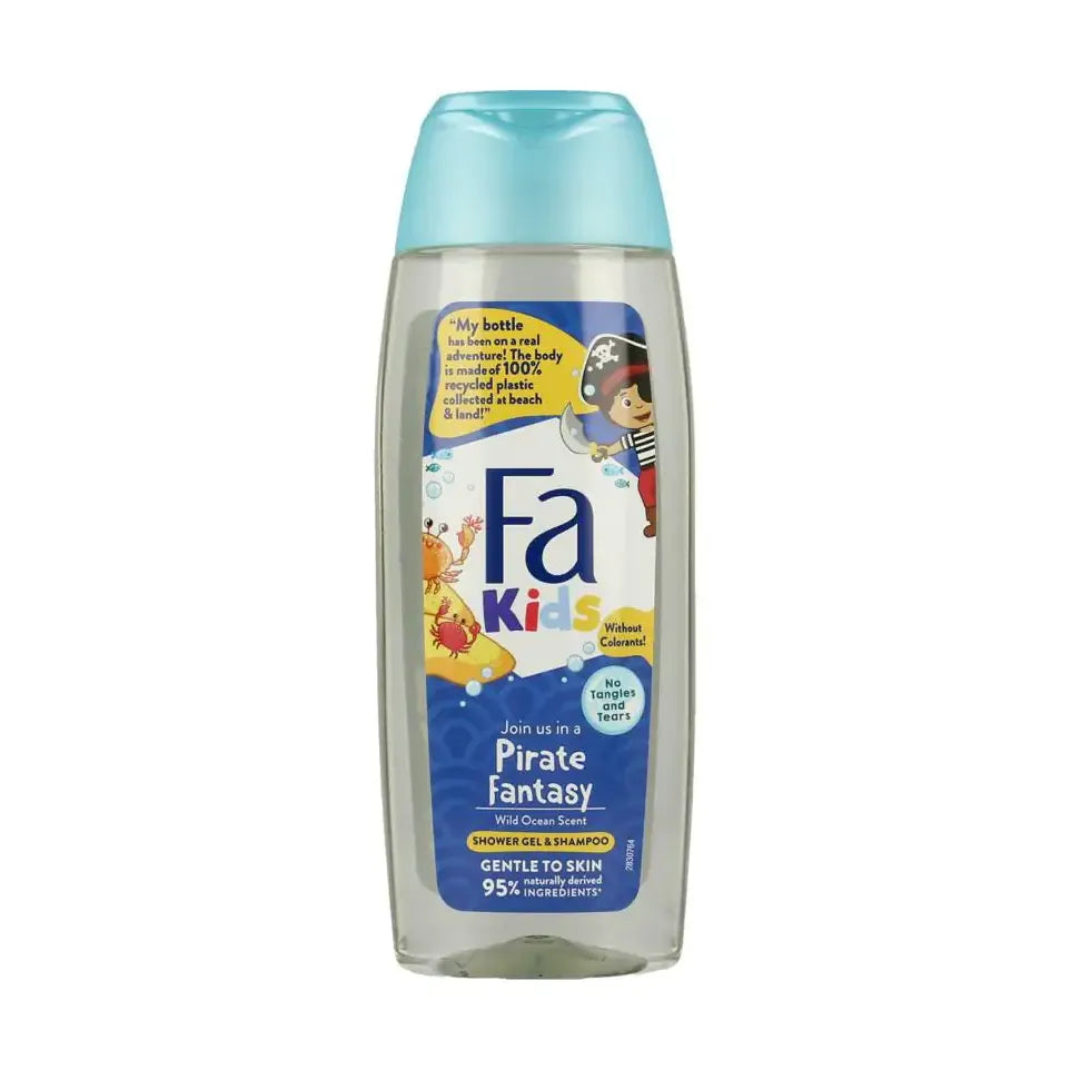 FA kids douche&shampoo piraat 250 ml