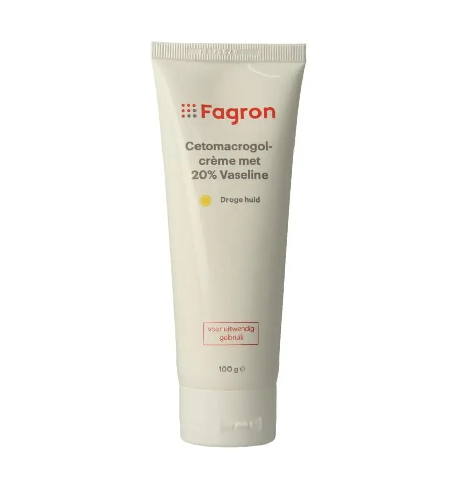 Fagron Cetomacrogol creme 20% vaseline 100 gram