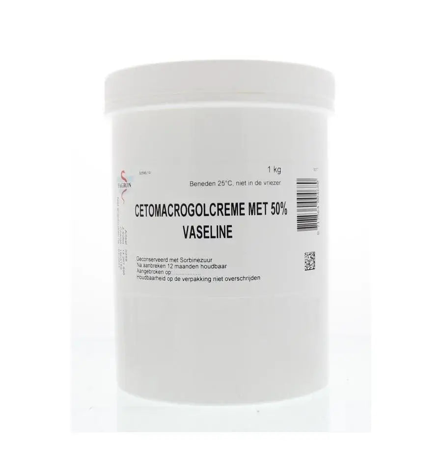 Fagron Cetomacrogol creme 50% vaseline 1 kg
