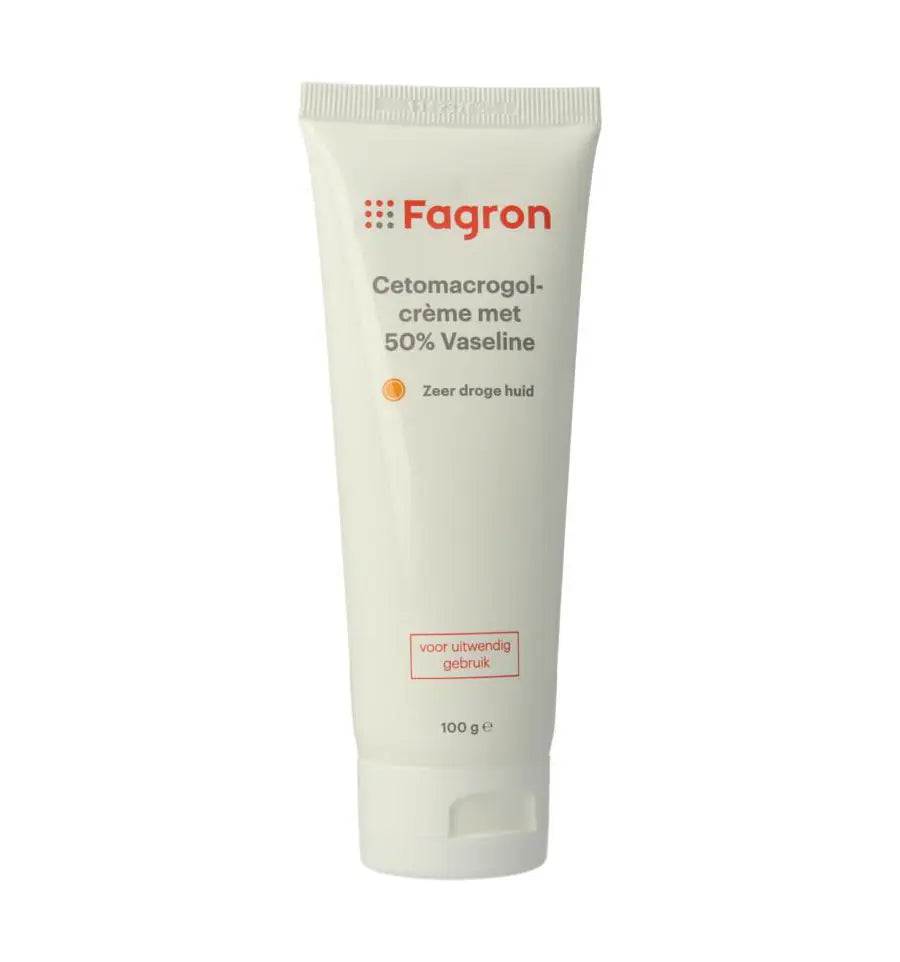 Fagron Cetomacrogol creme 50% vaseline 100 gram