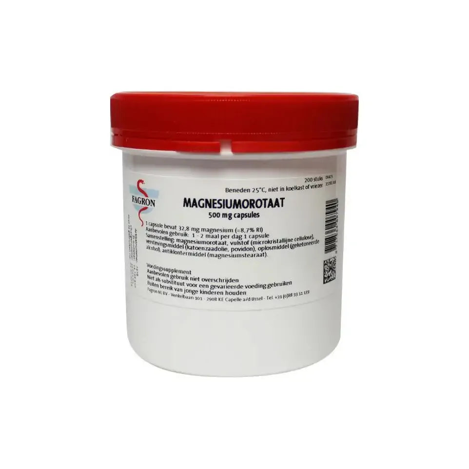 Fagron Magnesium orotaat 500 mg 200 capsules