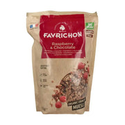 Favrichon Framboos & chocolade crunchy muesli 375 gram