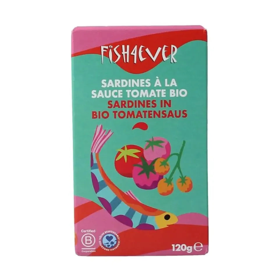 Fish 4 Ever Sardines in tomatensaus 120 gram