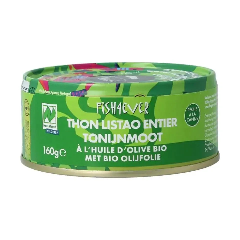 Fish 4 Ever Tonijnmoot in olijfolie 160 gram