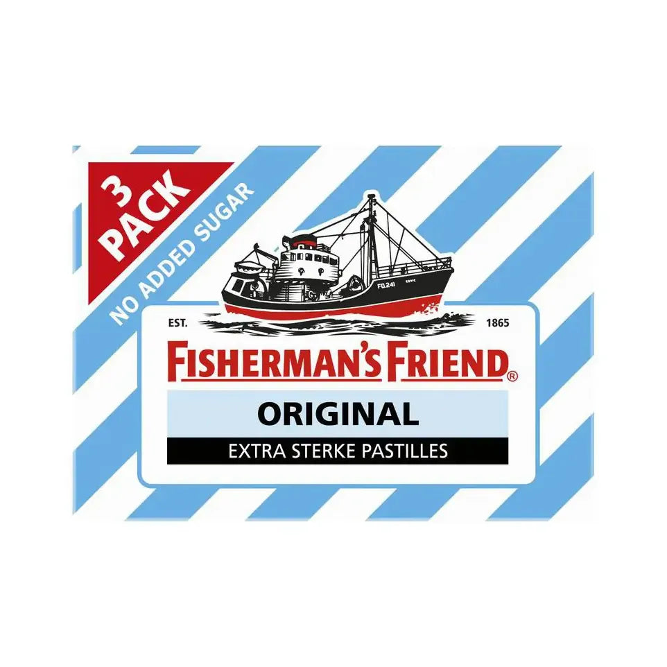 Fishermansfriend Original extra sterk suikervrij 3-pack