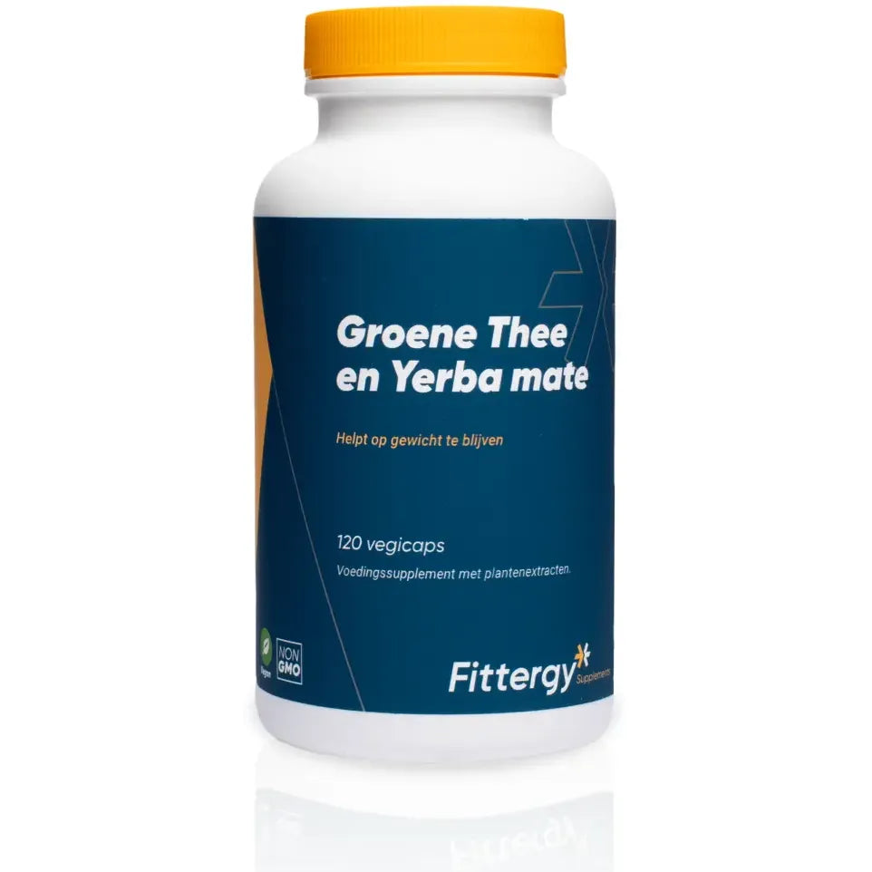 Fittergy Groene thee en yerba mate 120 capsules