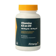 Fittergy k2 (100 mgc) en d3 (50mcg) 60 tabletten
