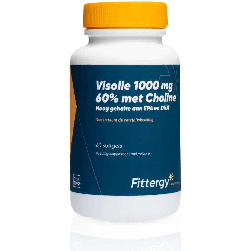 Fittergy Visolie 1000 mg 60% met choline 60 softgels