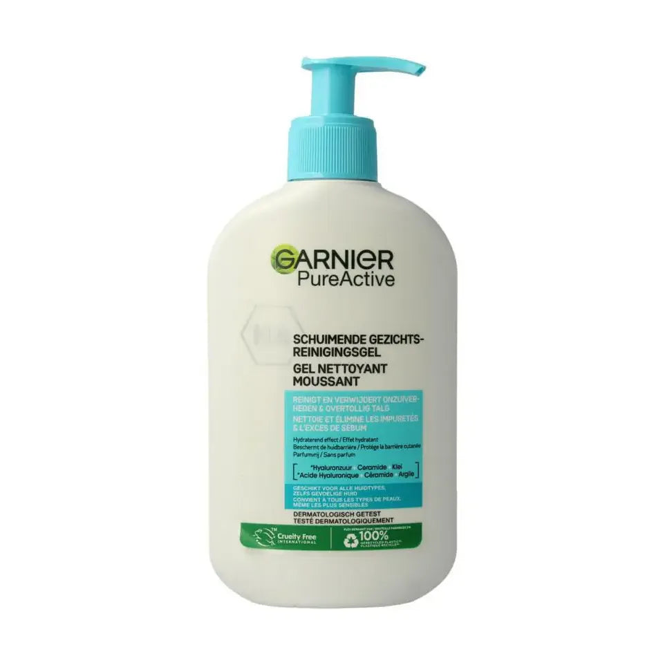 Garnier Pureactive hydraterende gezichtsreiniging 250 ml