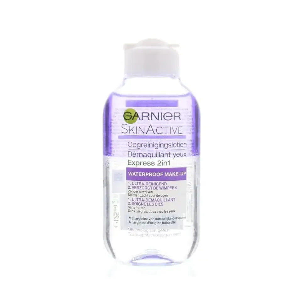 Garnier Skin naturals express oogreinigingslotion 2-in-1 125 ml