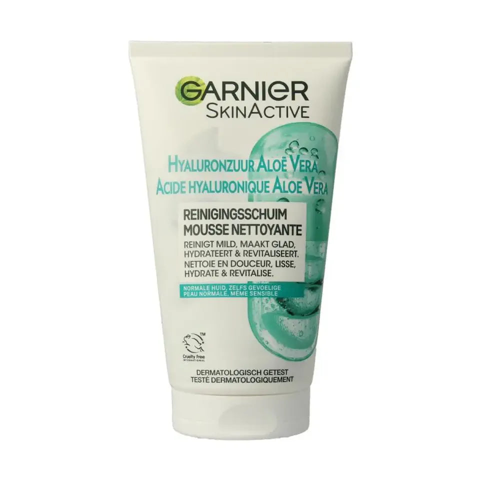 Garnier SkinActive reinigingschuim hyaluronzuur aloe vera 150