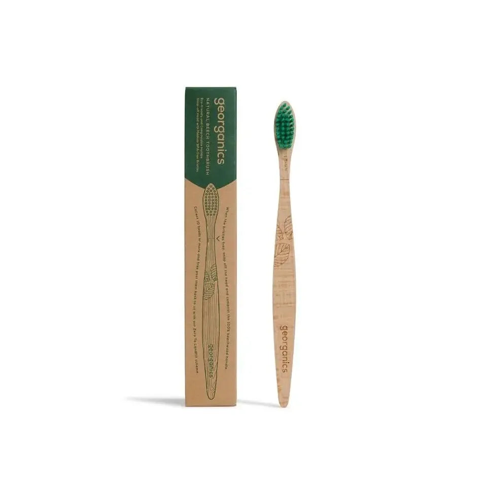 Georganics Toothbrush medium beechwood