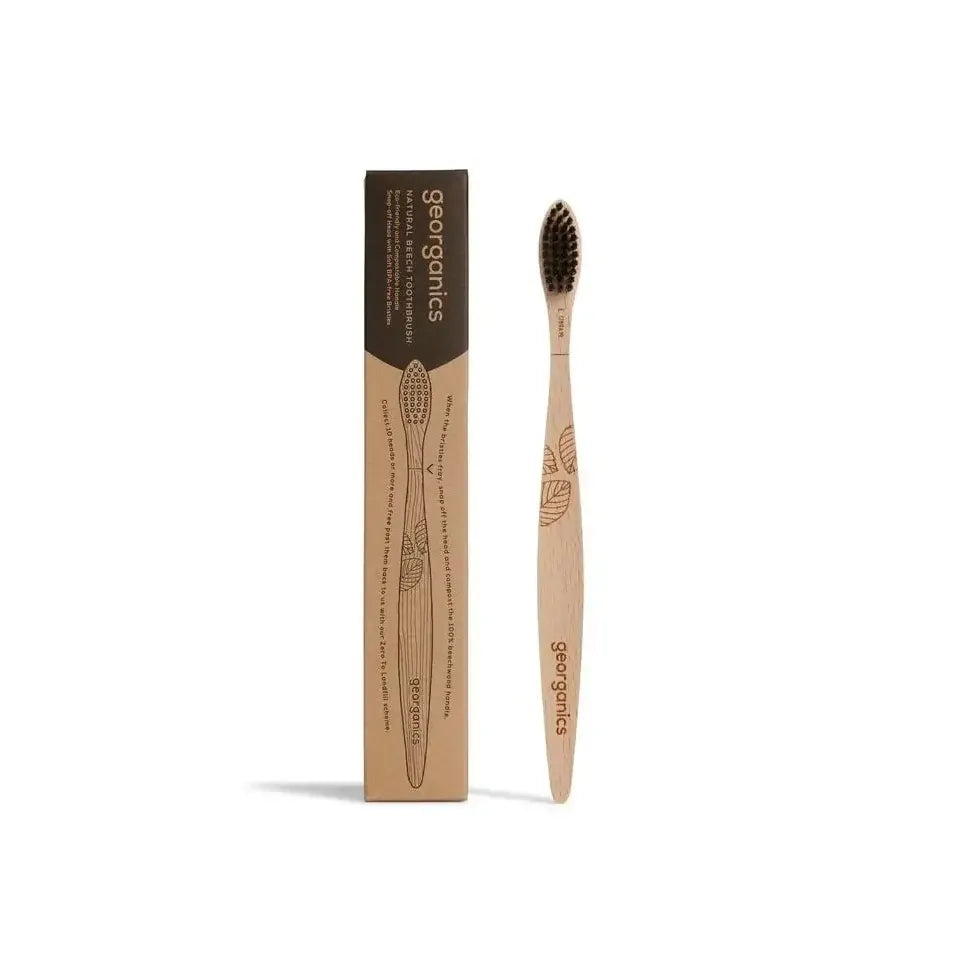 Georganics Toothbrush soft beechwood