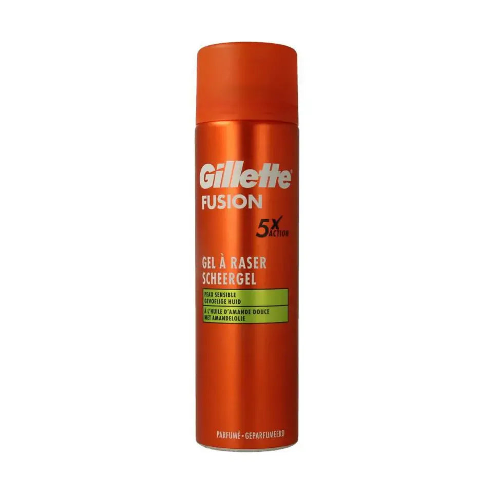 Gillette Fusion shaving gel sensitive 200 ml