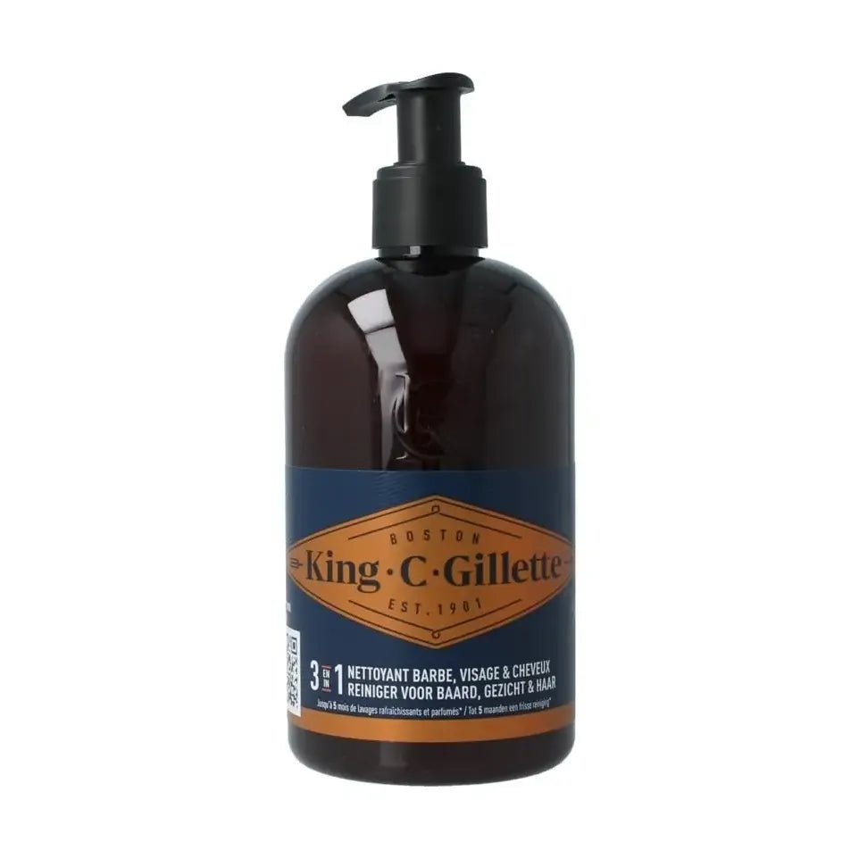 Gillette King c baard en gezichtsreiniger 350 ml