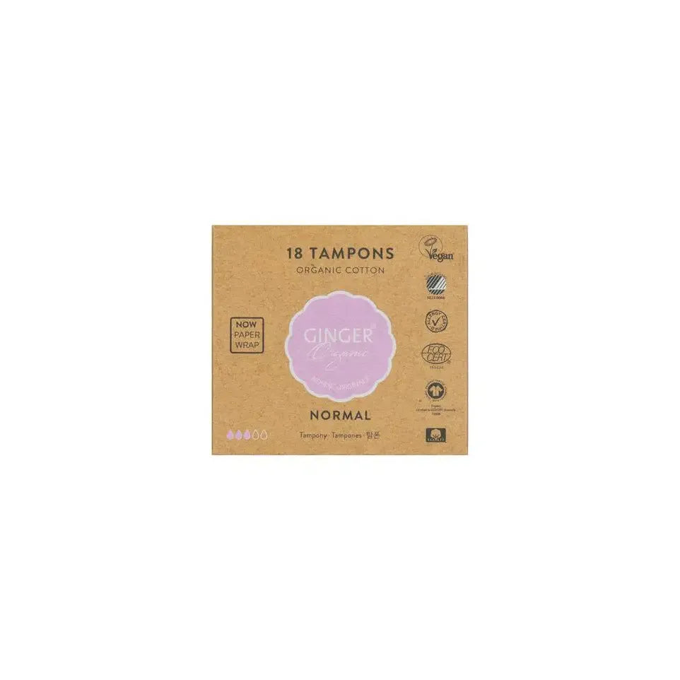 Ginger Organic Tampons normaal 18 stuks