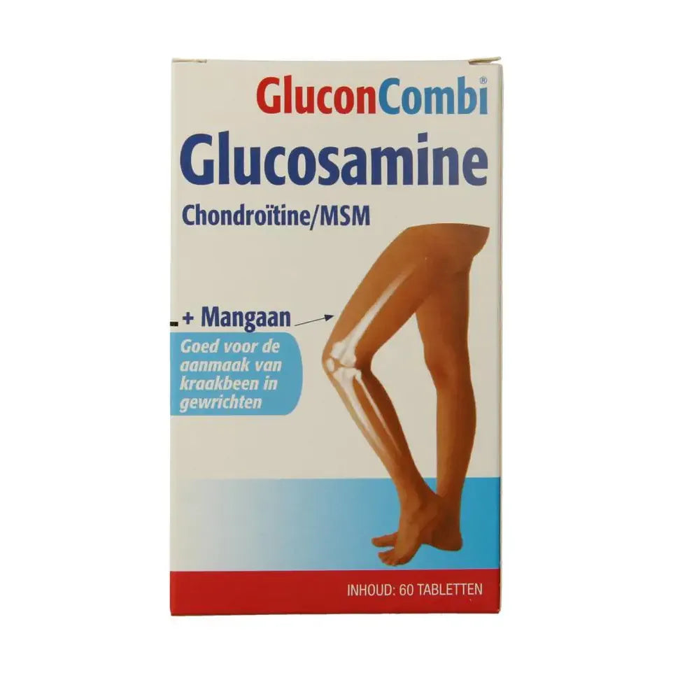 Glucon Combi Glucosamine & chondroitine msm mangaan 60 tabletten