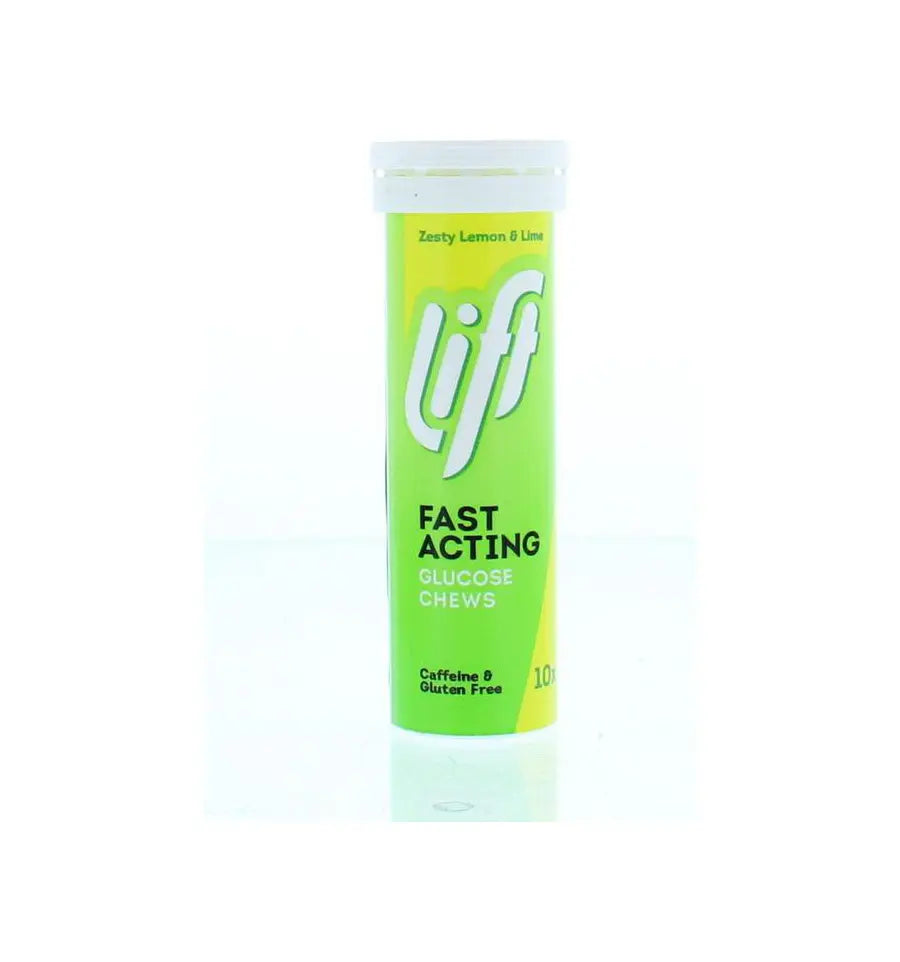 Lift Zesty lemon & lime glucose 10 kauwtabletten