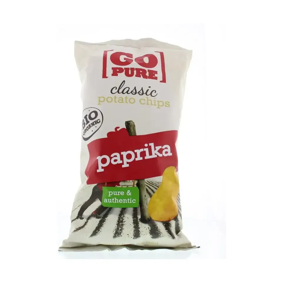 Go Pure Chips paprika 125 gram